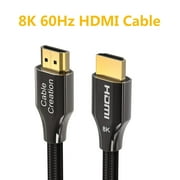 CableCreation 8K 60Hz HDMI Cable 10 ft, Braided eARC HDMI Cable 4K 120Hz for MacBook, PS5, Xbox , Roku