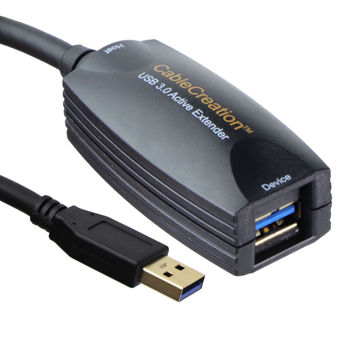 CableCreation Active USB 3.0 Extension Cable (16.4-FT) - Black ...
