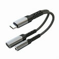 thumbnail image 1 of CableCreation USB C to 3.5mm Headphone and Charger Adapter with PD 100W 60W Fast Charging, USB C to Audio Jack Type C to Aux Cord for iPhone 16 15, Galaxy S24/S23/S22 Ultra , iPad Pro/Air, Pixel 9/8, 1 of 9