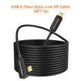 thumbnail image 1 of CableCreation USB Type C Fiber Optic Link VR Cable 16FT,  Upgraded Version USB C 3.2 Gen2 Cable USB C to C 10 Gbps High Speed Data Compatible with Quest 3/Quest 2 Virtual Reality Headsets Gaming PC, 1 of 6