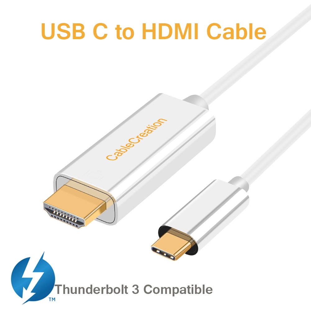 CableCreation USBC to HDMI Cable 6FT, USB Type C to HDMI 4K Cable