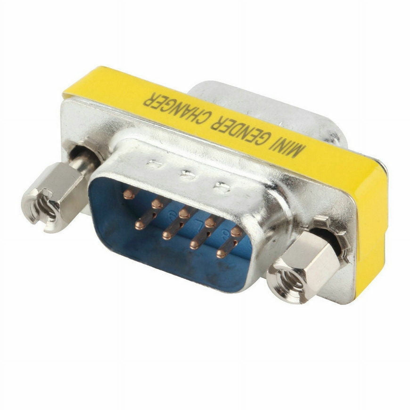 CableVantage 9 Pin RS-232 DB9 Male to Male M/M Serial Cable Gender