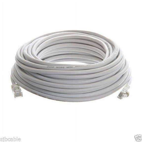 CableVantage CAT5 CAT5 RJ45 Ethernet LAN Network Patch Cable For PC, Mac, Laptop, PS3, PS4, XBox, Internet Router WHITE