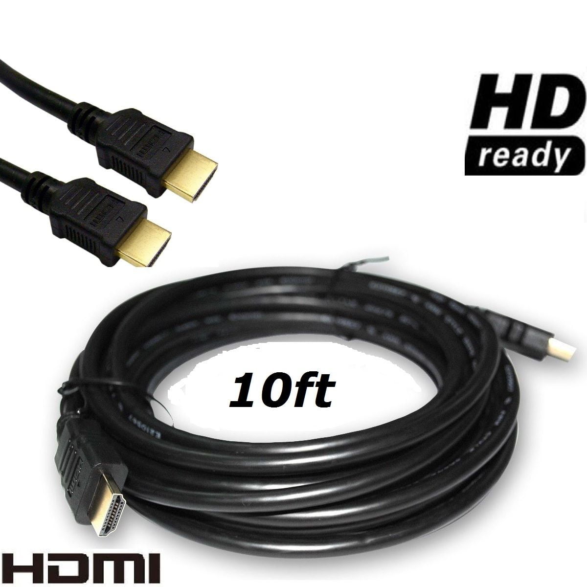 3M High Speed HDMI Cable for Laptop, HDTV, Blu-Ray, DVD, Projector, etc