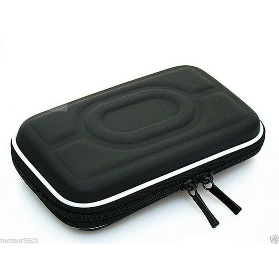 CableVantage Hard Carry Case for 2.5" HDD & GPS Garmin Nuvi, Black