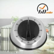 Etereauty Timer Kitchen Mechanical Cooking Clock Minute Wind Up Time Visual  60 Manual Countdown Management Baking Food Steaming