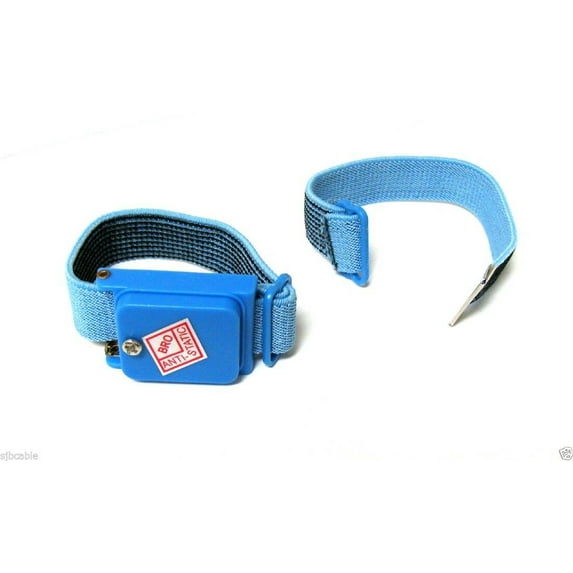 CableVantage NEW BLUE Anti Static Antistatic Wristband Strap Band Cordless US SELLER