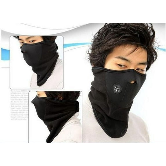 CableVantage Neoprene Winter Neck Warm Face Mask Veil Sport Motorcycle Ski Bike Biker bk
