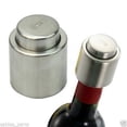 thumbnail image 1 of CableVantage New Stainless Steel Vacuum Sealed Wine Bottle Stopper, 1 of 2