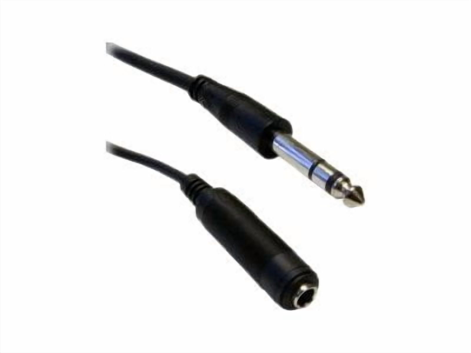 CableWholesale 10A1-622HD 0.25 inch Stereo Extension Cable  TRS  Balanced  0.25 inch Male to 0.25 inch Female  100 foot