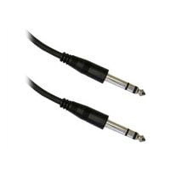 CableWholesale's 1/4 inch Stereo Audio Patch Cable, 1/4 Male, 100 foot