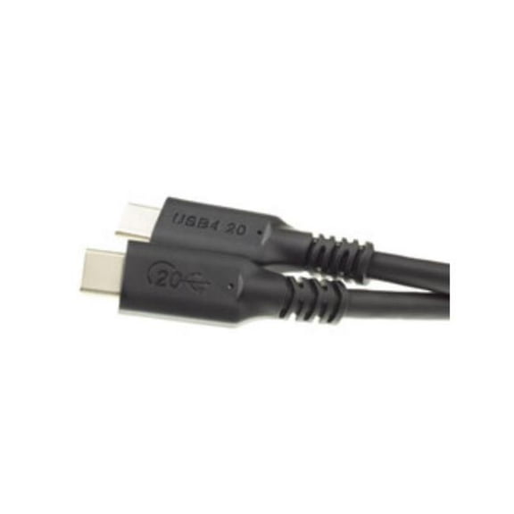 CableWholesale 10U4-32010 10 ft. USB4 20Gbps 100W Fast Charging Cable - USB Type C Male to Male - PVC Jacket
