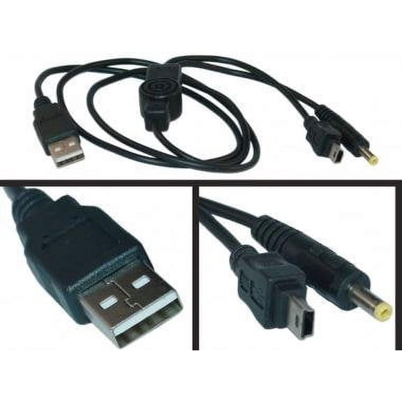 CableWholesale 10A1-31103 USB to PSP Power, Data Sync Cable Adaper
