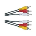 thumbnail image 1 of CableWholesale 10R1-03112 RCA Audio  Video Cable  3 RCA Male  12 foot, 1 of 2