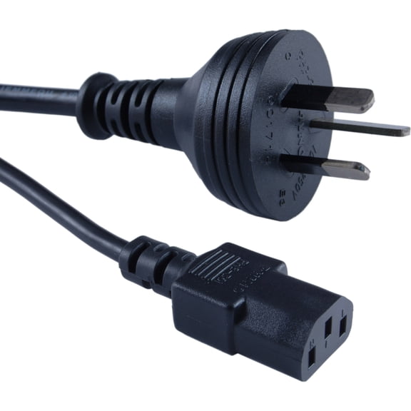 Australian Computer/Monitor Power Cord, AS/NZS 3112 to C13, 6 foot