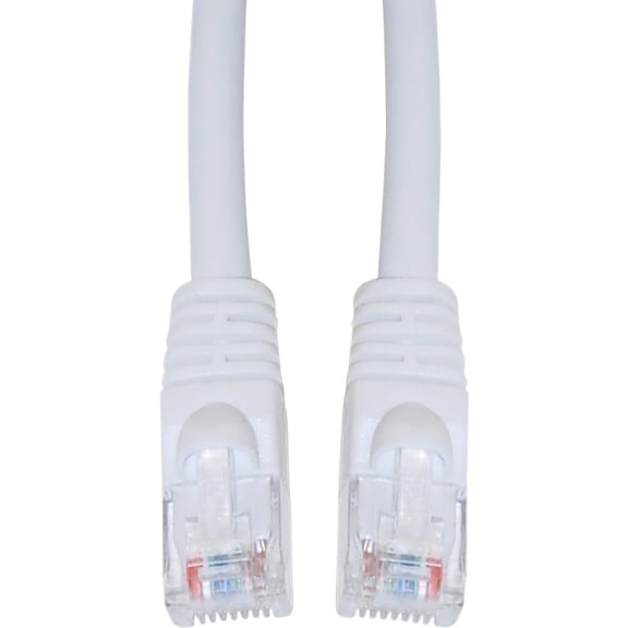 CableWholesale 10X6-09175 Cat5e White Ethernet Patch Cable, Snagless/Molded Boot, 75 foot