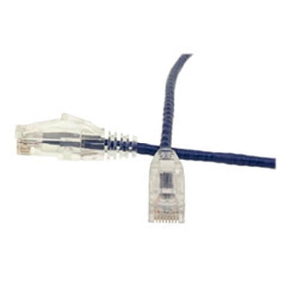 CableWholesale 10X8-84100.5 6 in. Slim Cat6 Ethernet Patch Cable - Snagless Boot, Purple