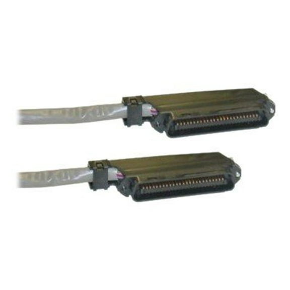 CableWholesale 11X3-25115 Cat3 Telco Trunk Cable, 90 degree Amphenol Centronics 50 (CN50) Connectors, 25 Twisted Pairs, 15 foot