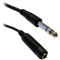CableWholesale 15-Feet Male to Female 1/4-Inch Stereo Extension Cable (10A1-62215)