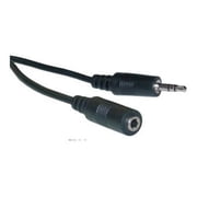 3.5mm Stereo Extension Cable, 3.5mm Male to 3.5mm Female, 25 foot
