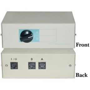 CableWholesale 40R2-01602 AB 2 Way Switch Box RJ45 Female