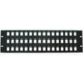 thumbnail image 1 of CableWholesale 68PB-02048 Rackmount 48 Port Blank Keystone Patch Panel, 3U, 1 of 1
