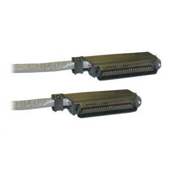 Cat3 Telco Trunk Cable, 90 degree Amphenol Centronics 50 (CN50) Connectors, 25 Twisted Pairs, 50 foot