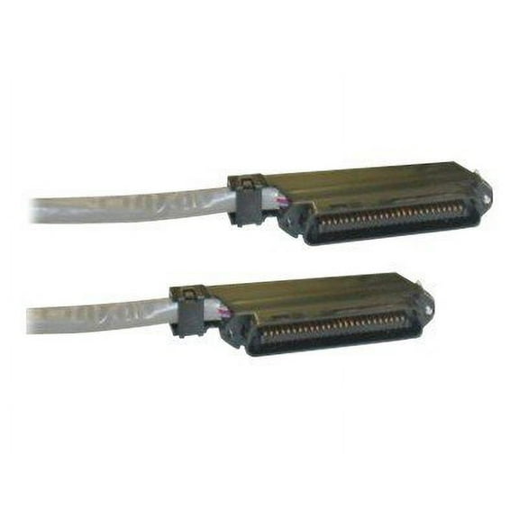 Cat3 Telco Trunk Cable, 90 degree Amphenol Centronics 50 (CN50) Connectors, 25 Twisted Pairs, 10 foot