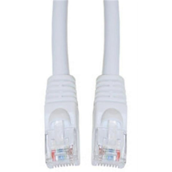 CableWholesale Cat5e Ethernet Patch Cable - White - 7 foot