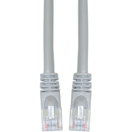 Cat5e Ethernet Cable, 24AWG, RJ45 Gold Plate Connector, ETL, 4 Pair Stranded Copper, Snagless Mold Boot Unshielded Twisted Pair (UTP) Internet Network Patch Cable, 150 Foot, Gray, CableWholesale