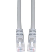 Cat5e Ethernet Cable, 24AWG, RJ45 Gold Plate Connector, ETL, 4 Pair Stranded Copper, Snagless Mold Boot Unshielded Twisted Pair UTP Internet Network Patch Cable, 6 Foot, Gray, CableWholesale