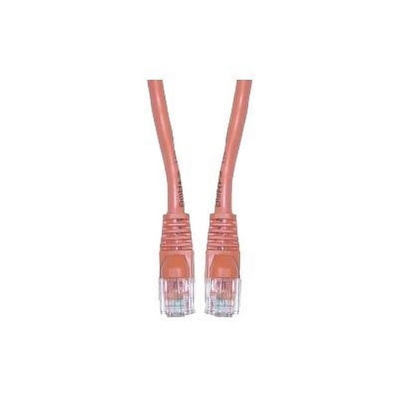 CableWholesale Cat5e Ethernet Crossover Cable, 24AWG Stranded Pure Copper, RJ45 Gold Plate Connector, Snagless Boot, Unshielded Twisted Pair (UTP) Internet Network Patch Cable, 3 Foot, Orange