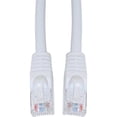 thumbnail image 1 of CableWholesale Cat5e Ethernet Cable, 24AWG, RJ45 Gold Plate Connector, ETL, 4 Pair Stranded Copper, Snagless Boot Unshielded Twisted Pair (UTP) Internet Network Patch Cable, 2 Foot, White, 1 of 7