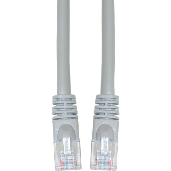 CableWholesale Cat6 500MHz 100-Feet UTP Cable with Molded Boot, Gray (10X8-021HD)