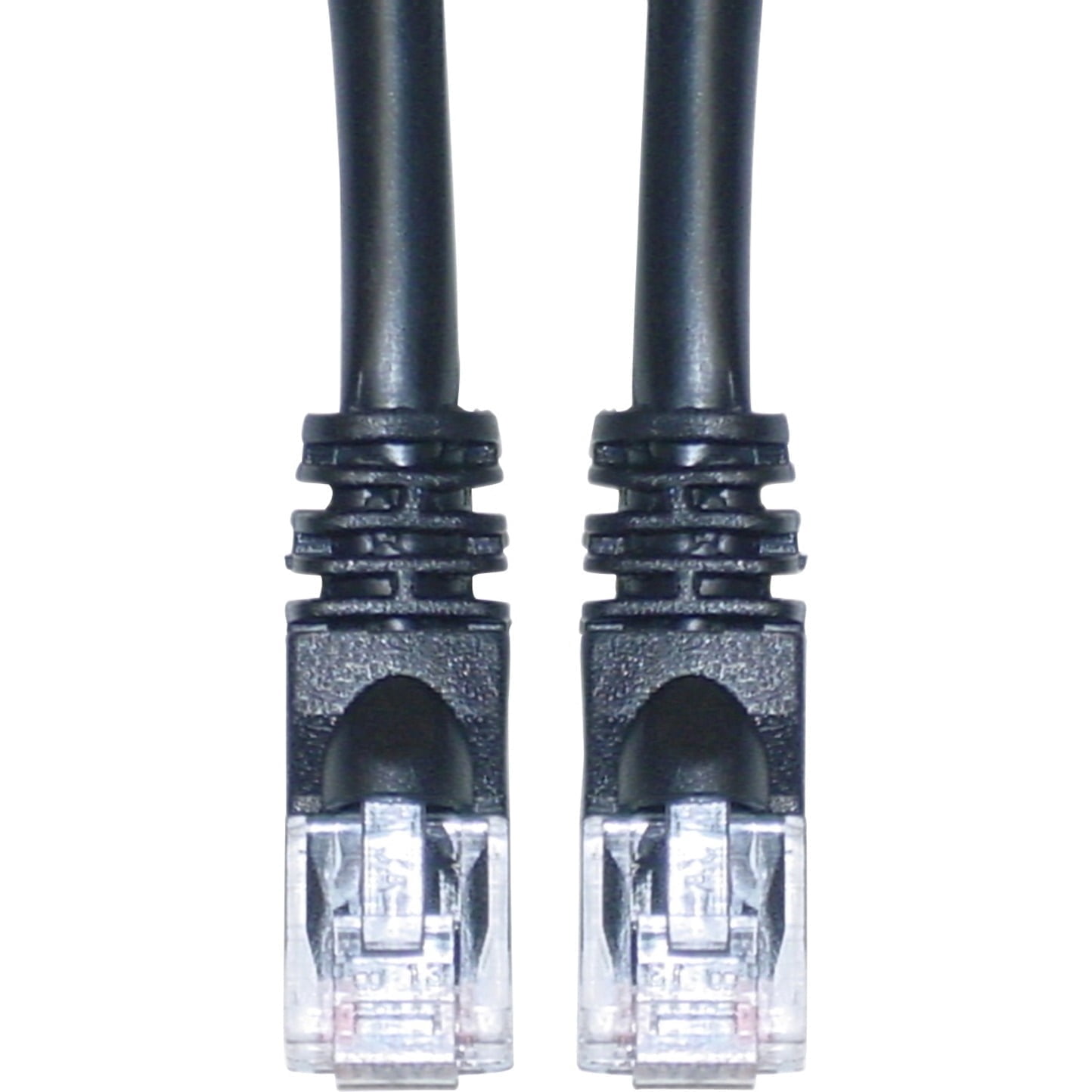 Cat6 Ethernet Cable, 24AWG, RJ45 Gold Plate Connector, ETL, 4 Pair Stranded Copper, Snagless Mold Boot Unshielded Twisted Pair (UTP) Internet Network Patch Cable, 50 Foot, Black, CableWholesale