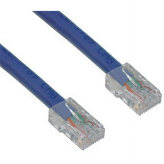 CableWholesale Cat6 Blue Ethernet Patch Cable Bootless 100 foot