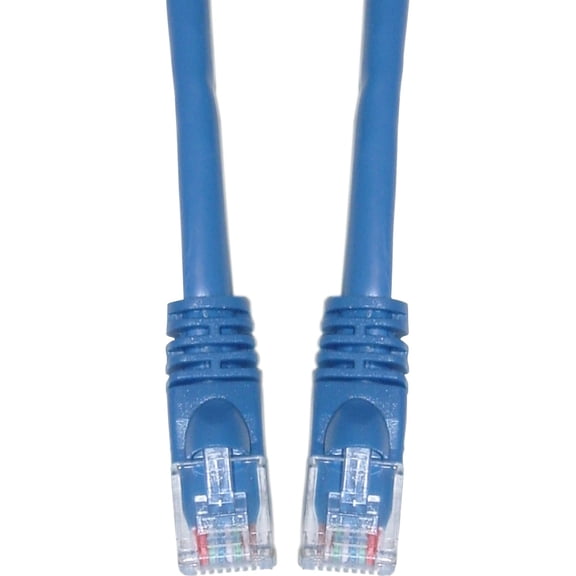 Cat6 Ethernet Cable, 24AWG, RJ45 Gold Plate Connector, ETL, 4 Pair Stranded Copper, Snagless Mold Boot Unshielded Twisted Pair (UTP) Internet Network Patch Cable, 14 Foot, Blue, CableWholesale