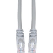 Cat6 Ethernet Cable, 24AWG, RJ45 Gold Plate Connector, ETL, 4 Pair Stranded Copper, Snagless Mold Boot Unshielded Twisted Pair UTP Internet Network Patch Cable, 3 Foot, Gray, CableWholesale