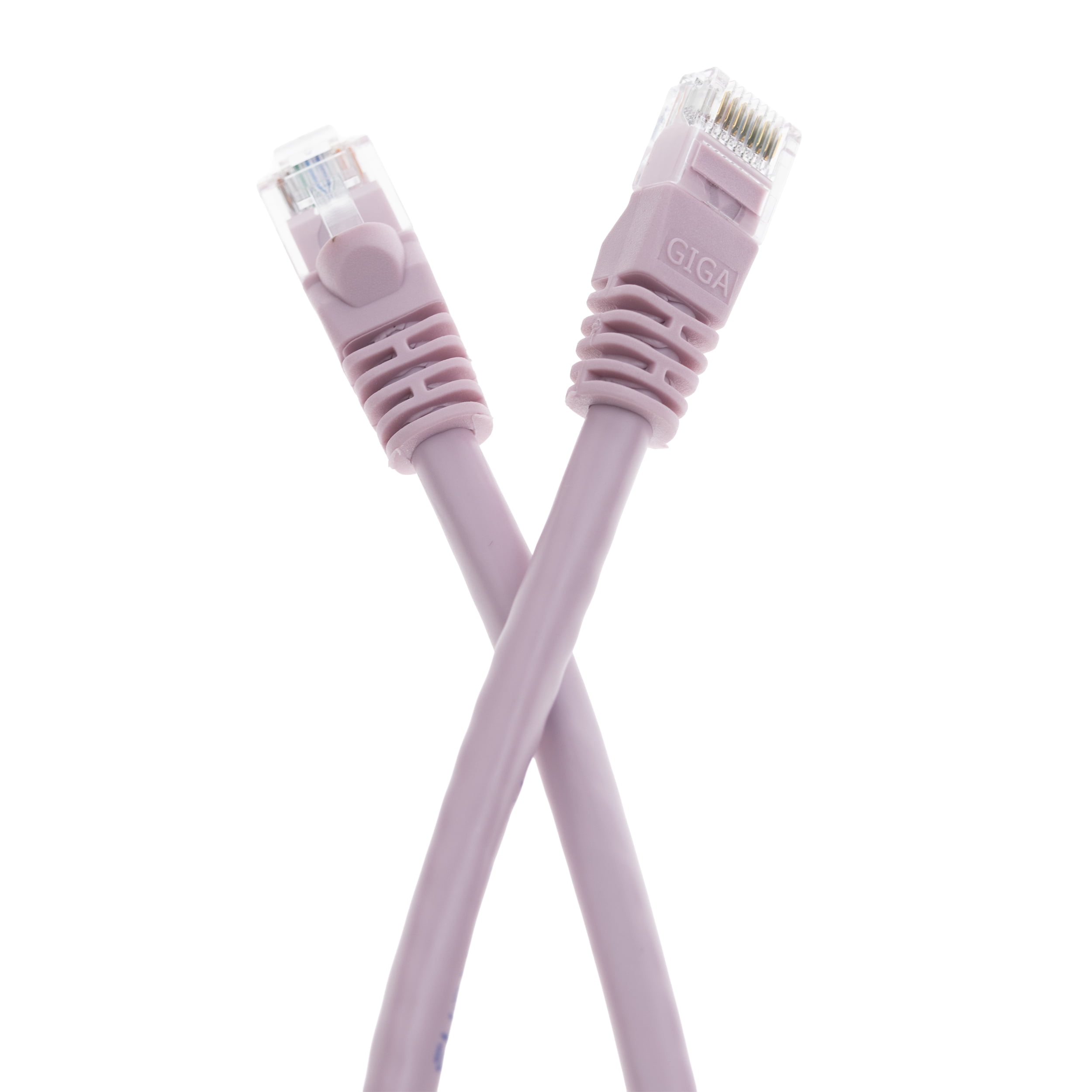 Pink Network Cable CableWholesale Cat6 Ethernet Cable, 24AWG, RJ45 Gold Plate Connector, 4 ...