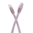 thumbnail image 1 of CableWholesale Cat6 Ethernet Cable, 24AWG, RJ45 Gold Plate Connector, 4 Pair Stranded Copper, Snagless Boot Unshielded Twisted Pair (UTP) Internet Network Patch Cable, 25 Foot, Pink, 1 of 7