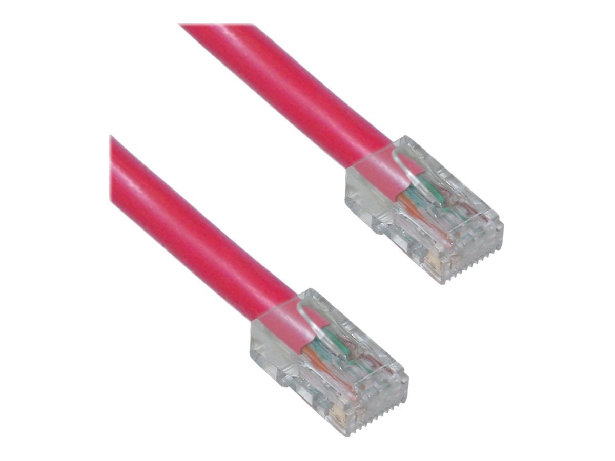 Cat6 Red Ethernet Patch Cable, Bootless, 10 foot - Walmart.com
