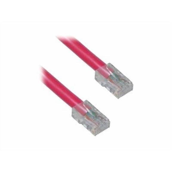 CableWholesale 10X8-17150 Cat6 Red Ethernet Patch Cable, Bootless, 50 foot