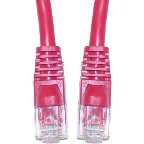 CableWholesale 100 Foot Red Cat6a Ethernet Patch Cable, Snagless/Boot with RJ45 Connector, 500 MHz, 24 AWG, UTP(Unshielded Twisted Pair) Stranded Copper, Internet Patch Cable