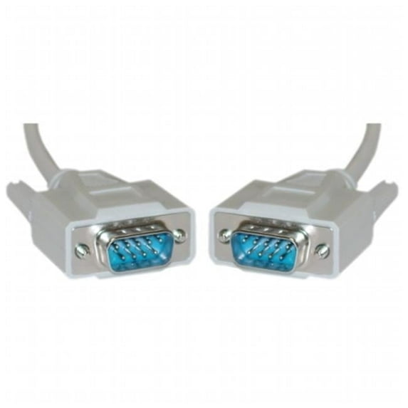 CableWholesale DB9 Serial Cables - Beige - 25 ft.