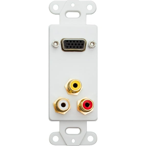 CableWholesale Decora Faceplate Insert