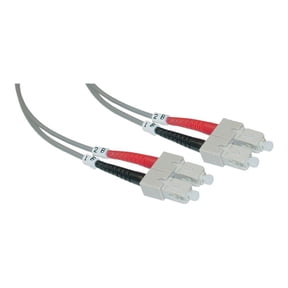 CableWholesale.com - Network cable - SC multi-mode (M) to SC multi-mode (M) - 1 m - 1 m - fiber optic - 50 / 125 micron