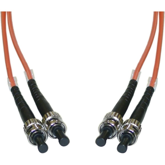 CableWholesale Fiber Optic Cable, ST / ST, Multimode, Duplex, 62.5/125, 3 meter (10 foot)