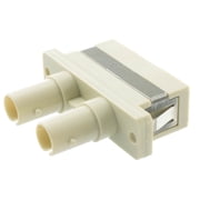 ST Female to SC Female Fiber Optic Adapter, Duplex