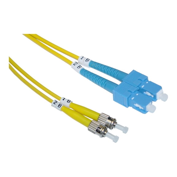 Fiber Optic Cable, SC / ST, Singlemode, Duplex, 9/125, 5 meter (16.5 foot)