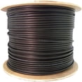 thumbnail image 1 of CableWholesale 6-Strand Fiber Indoor/Outdoor Fiber Optic Cable, Multimode, OM1 62.5/125 Micron, Black, Riser Rated, Spool, 1000 feet, 1 of 7